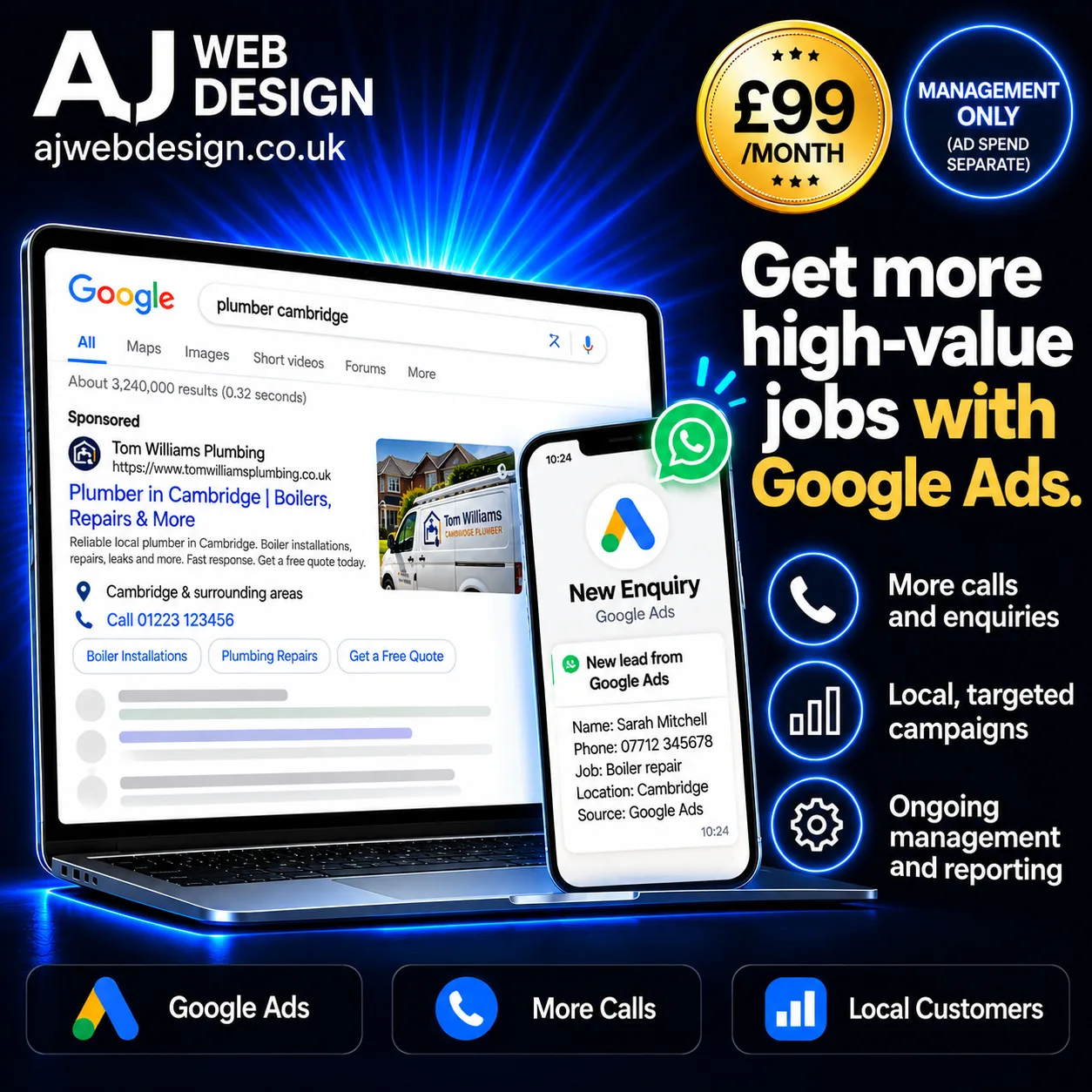 Google Ads Management for Trade Businesses