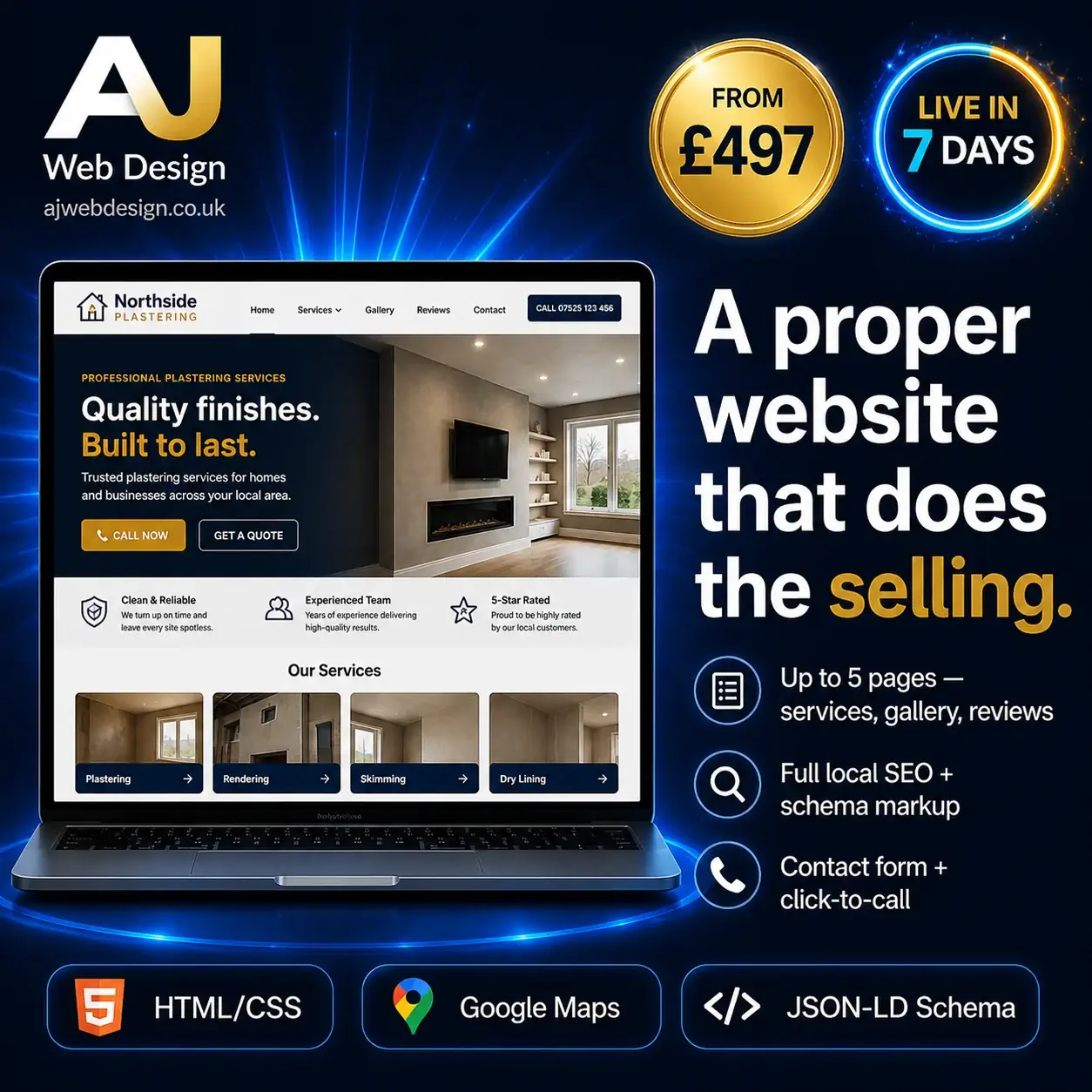Professional site preview